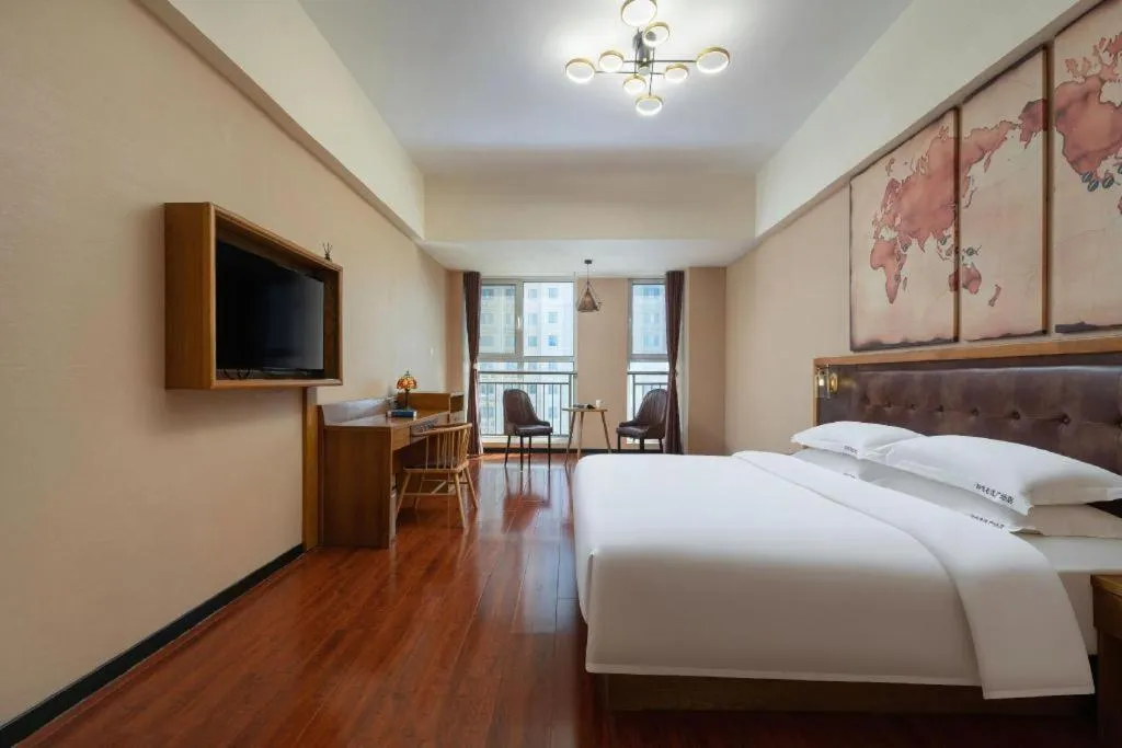 Bed in James Joyce Coffetel· Ji'Nan Changqing District Government Jingshi Xi Road