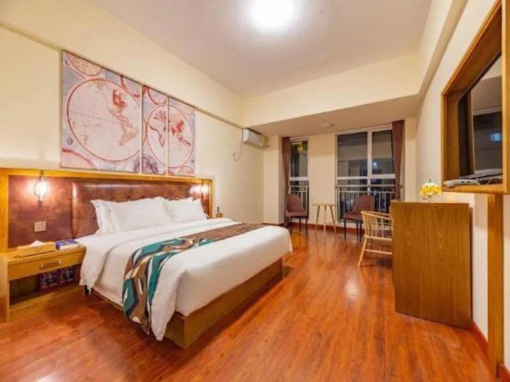 Bed in James Joyce Coffetel· Ji'Nan Changqing District Government Jingshi Xi Road