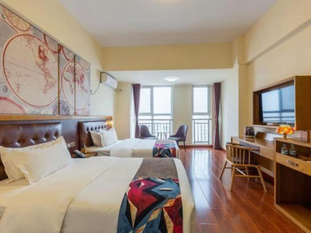 Bed in James Joyce Coffetel· Ji'Nan Changqing District Government Jingshi Xi Road