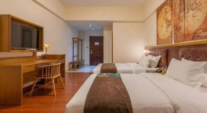 Bed in James Joyce Coffetel· Ji'Nan Changqing District Government Jingshi Xi Road Bed in James Joyce Coffetel· Ji'Nan Changqing District Government Jingshi Xi Road