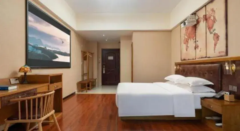 Bed in James Joyce Coffetel· Ji'Nan Changqing District Government Jingshi Xi Road Bed in James Joyce Coffetel· Ji'Nan Changqing District Government Jingshi Xi Road