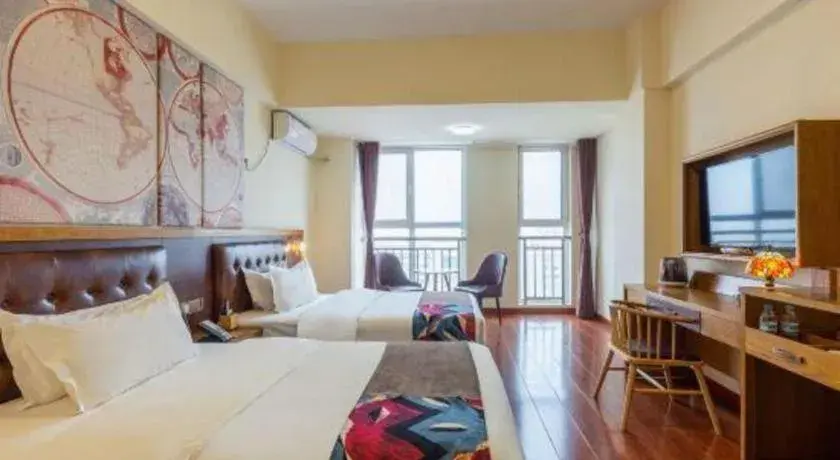 Bed in James Joyce Coffetel· Ji'Nan Changqing District Government Jingshi Xi Road Bed in James Joyce Coffetel· Ji'Nan Changqing District Government Jingshi Xi Road