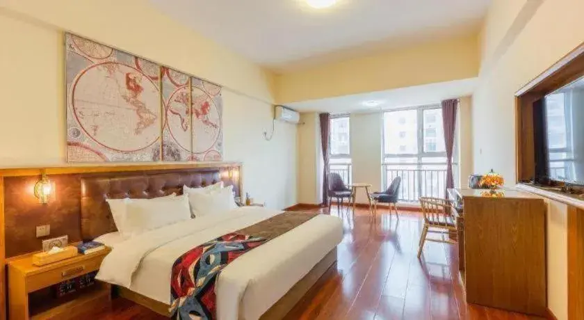 Bed in James Joyce Coffetel· Ji'Nan Changqing District Government Jingshi Xi Road Bed in James Joyce Coffetel· Ji'Nan Changqing District Government Jingshi Xi Road