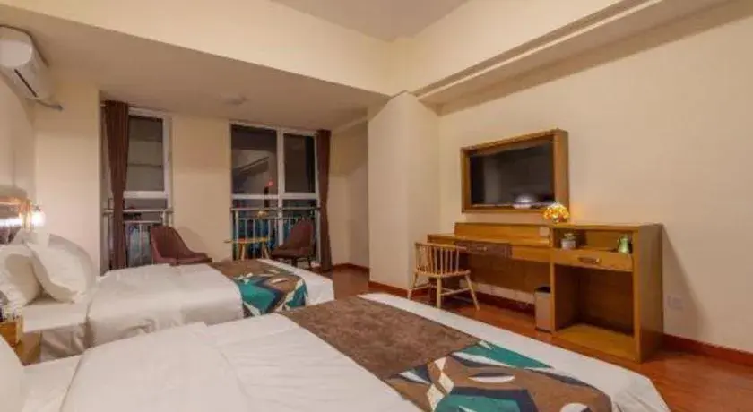 Bed in James Joyce Coffetel· Ji'Nan Changqing District Government Jingshi Xi Road Bed in James Joyce Coffetel· Ji'Nan Changqing District Government Jingshi Xi Road