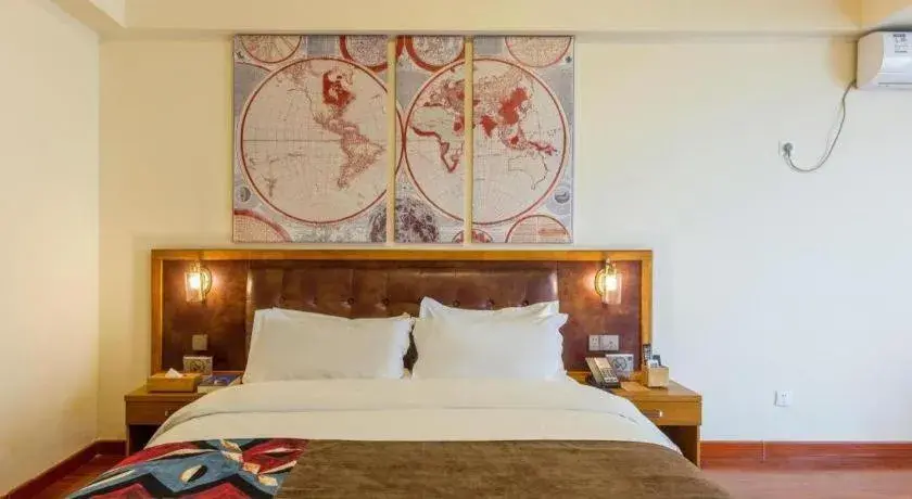 Bed in James Joyce Coffetel· Ji'Nan Changqing District Government Jingshi Xi Road Bed in James Joyce Coffetel· Ji'Nan Changqing District Government Jingshi Xi Road