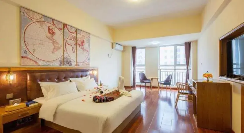 Bed in James Joyce Coffetel· Ji'Nan Changqing District Government Jingshi Xi Road Bed in James Joyce Coffetel· Ji'Nan Changqing District Government Jingshi Xi Road