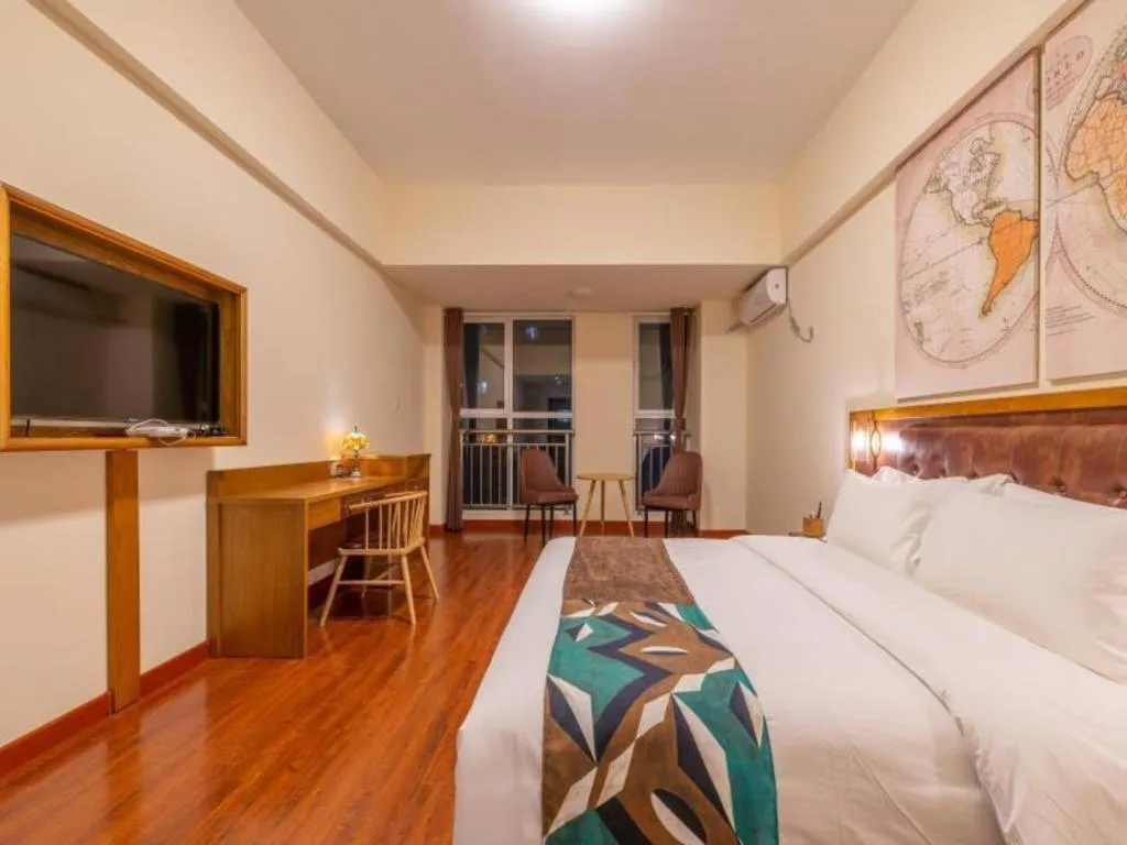 Bed in James Joyce Coffetel· Ji'Nan Changqing District Government Jingshi Xi Road