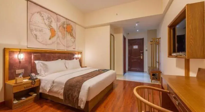 Bed in James Joyce Coffetel· Ji'Nan Changqing District Government Jingshi Xi Road Bed in James Joyce Coffetel· Ji'Nan Changqing District Government Jingshi Xi Road