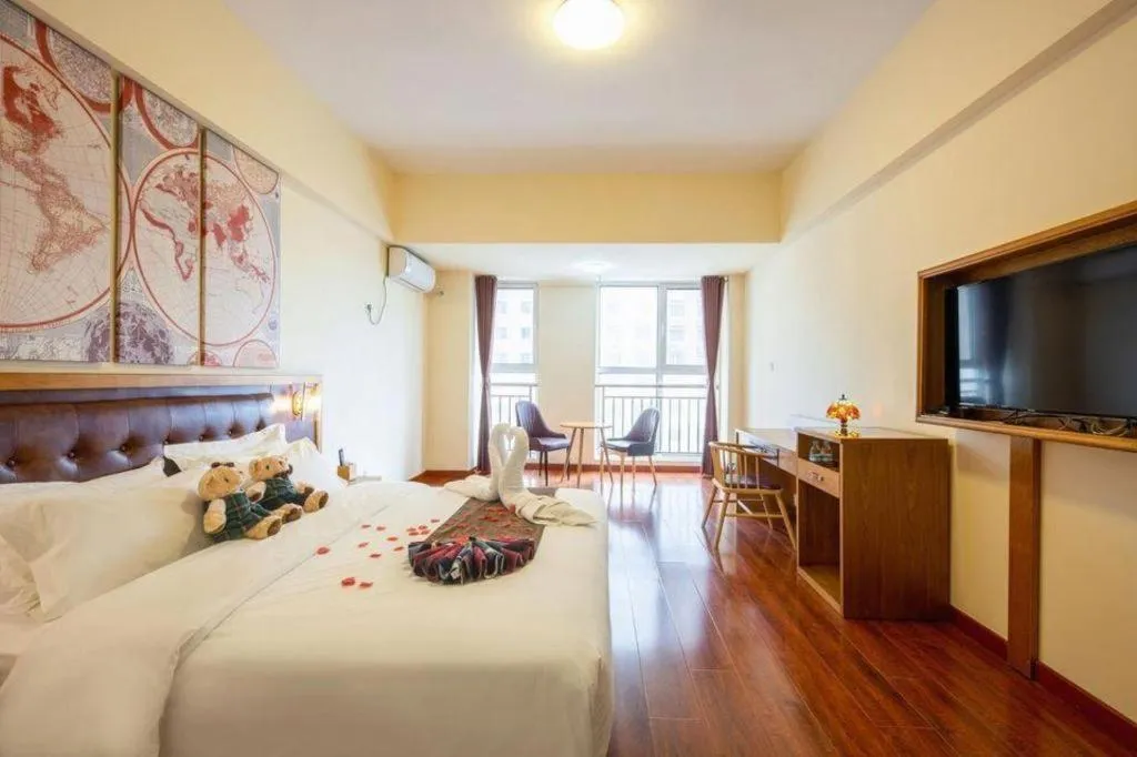 Bed in James Joyce Coffetel· Ji'Nan Changqing District Government Jingshi Xi Road