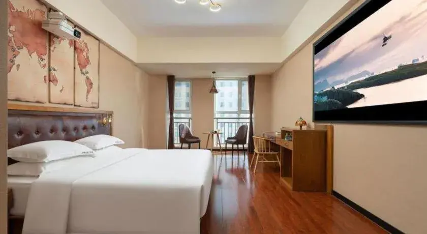 Bed in James Joyce Coffetel· Ji'Nan Changqing District Government Jingshi Xi Road Bed in James Joyce Coffetel· Ji'Nan Changqing District Government Jingshi Xi Road