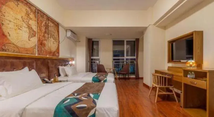 Bed in James Joyce Coffetel· Ji'Nan Changqing District Government Jingshi Xi Road Bed in James Joyce Coffetel· Ji'Nan Changqing District Government Jingshi Xi Road