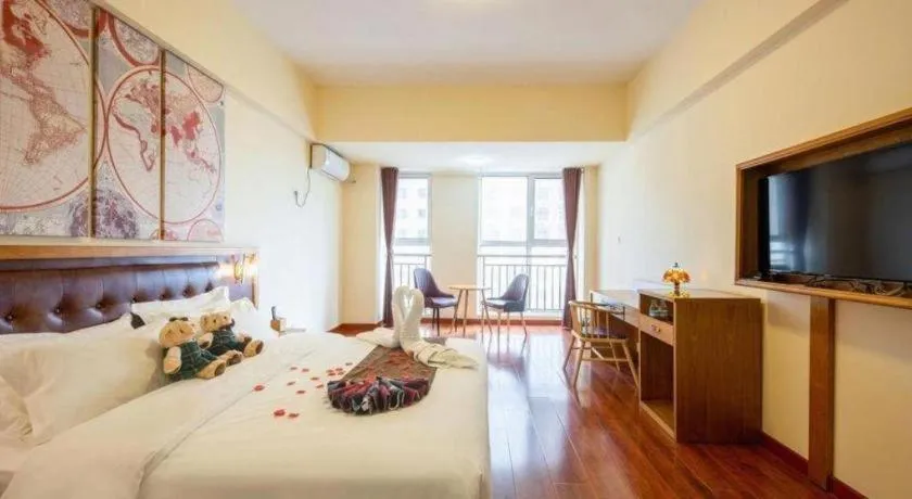 Bed in James Joyce Coffetel· Ji'Nan Changqing District Government Jingshi Xi Road