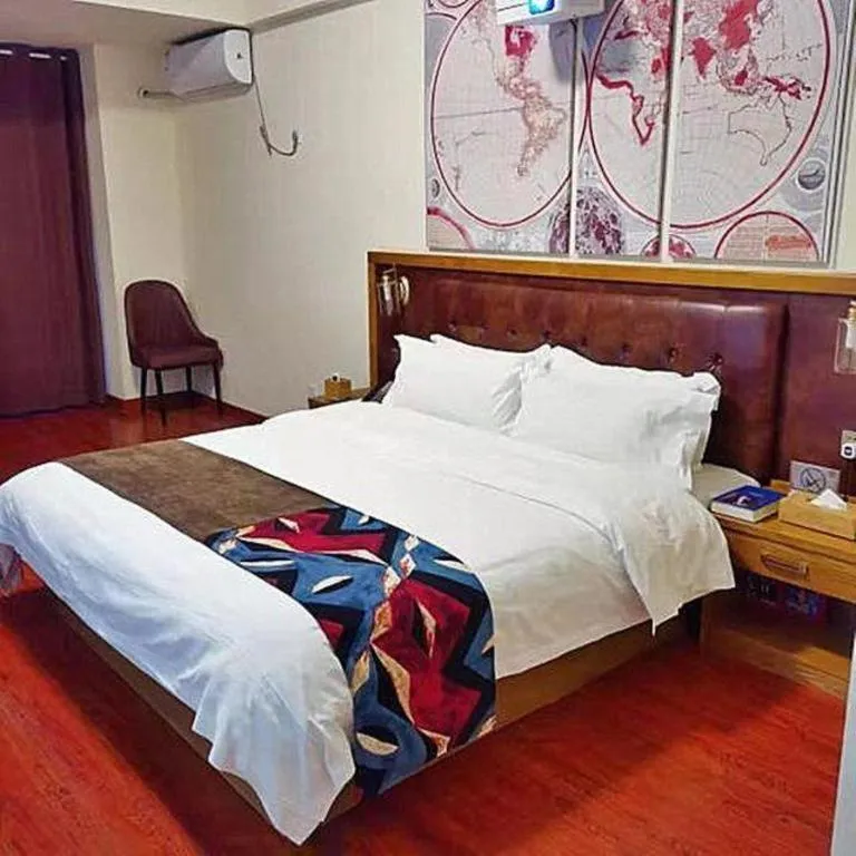 Bed in James Joyce Coffetel· Ji'Nan Changqing District Government Jingshi Xi Road