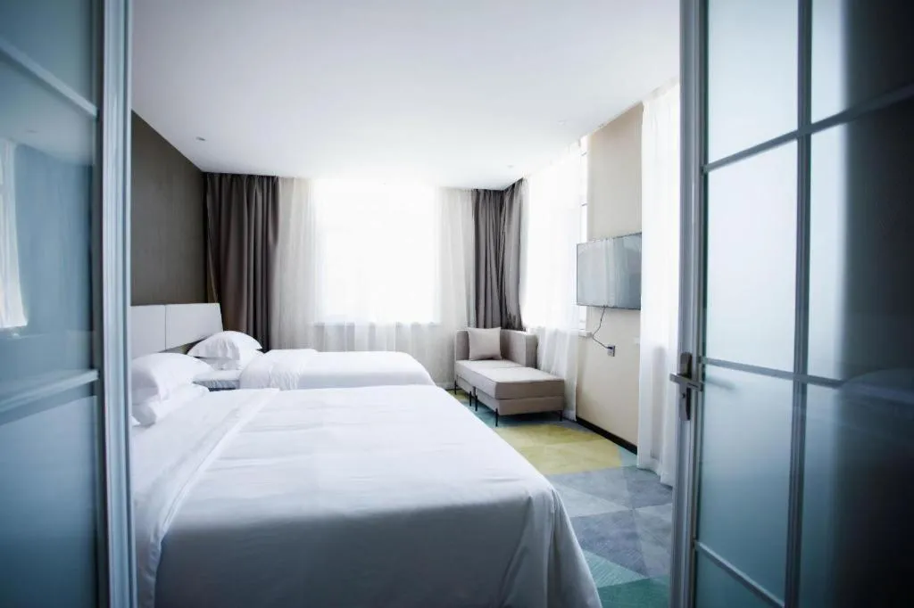 Bed in IU Hotels· Xincheng Haibing University Store