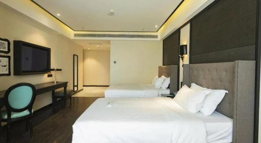 Bed in Xana Hotelle· Wulumuqi High Speed Railway Station Baonengcheng