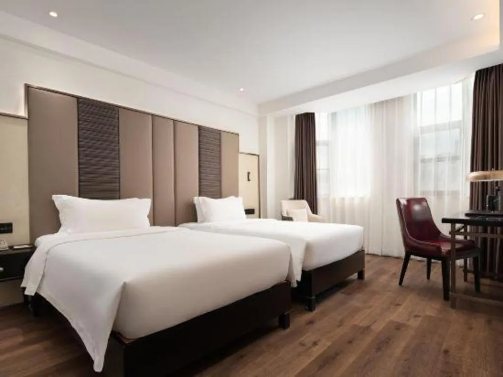 Bed in Jinjiang Metropolo Haikou East High Speed Railway Station Normal University