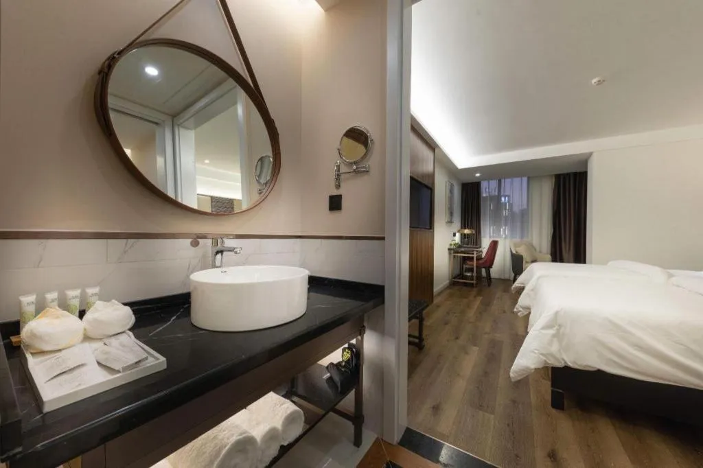 Bed in Jinjiang Metropolo Haikou East High Speed Railway Station Normal University