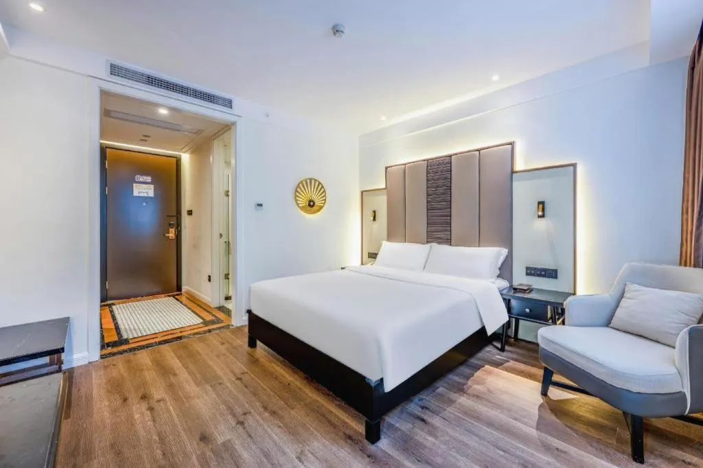 Bed in Jinjiang Metropolo Haikou East High Speed Railway Station Normal University