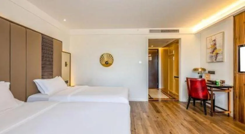 Bed in Jinjiang Metropolo Haikou East High Speed Railway Station Normal University