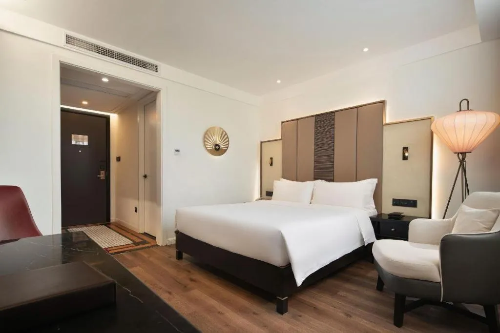 Bed in Jinjiang Metropolo Haikou East High Speed Railway Station Normal University