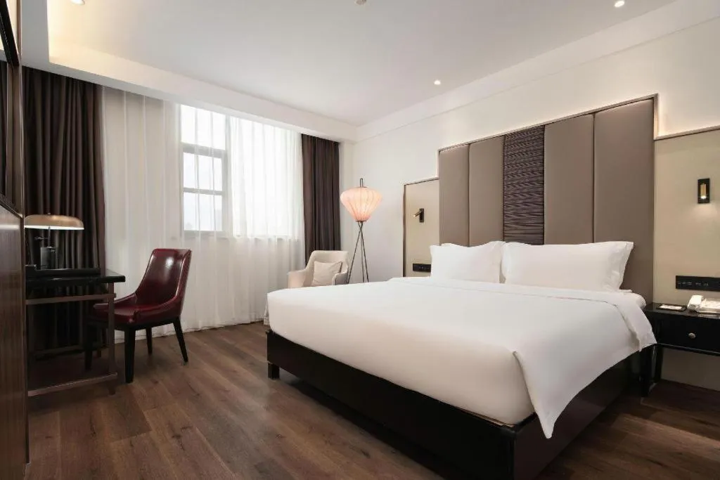 Bed in Jinjiang Metropolo Haikou East High Speed Railway Station Normal University