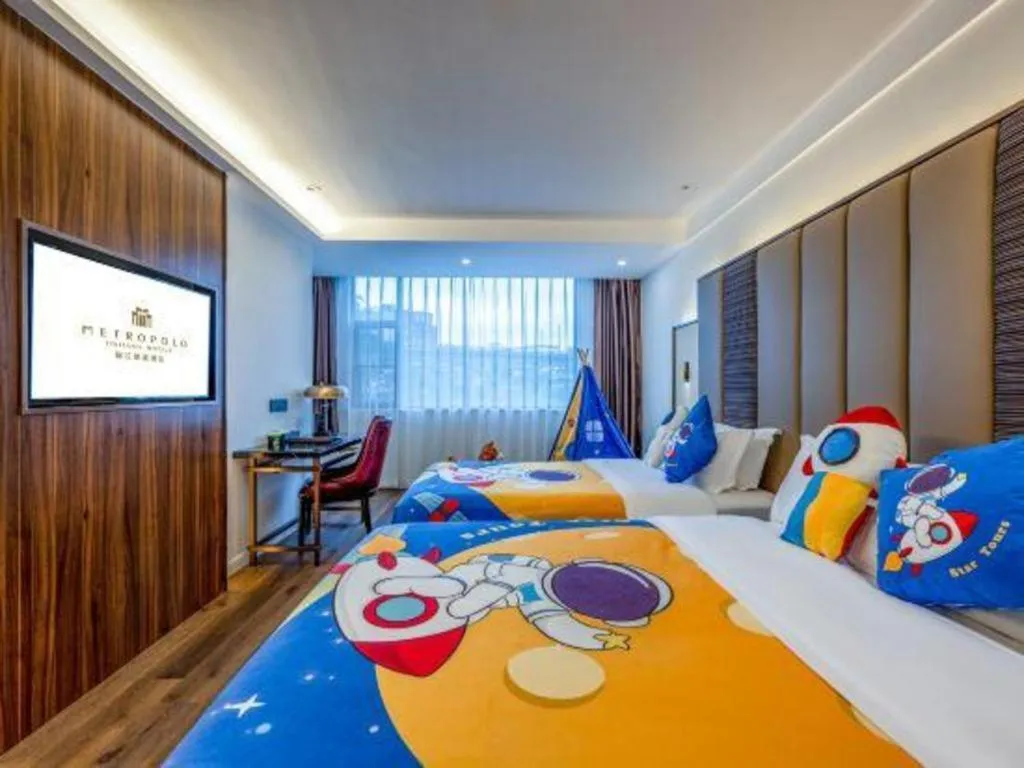 Bed in Jinjiang Metropolo Haikou East High Speed Railway Station Normal University