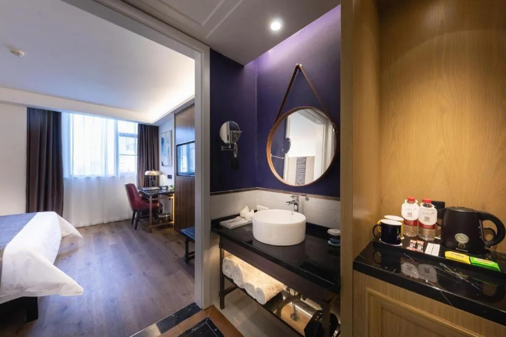 Bed in Jinjiang Metropolo Haikou East High Speed Railway Station Normal University