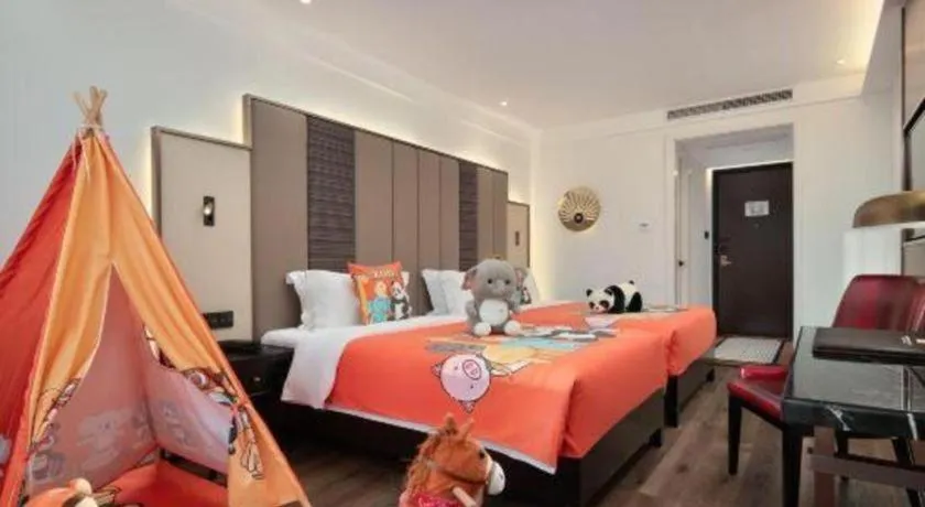 Bed in Jinjiang Metropolo Haikou East High Speed Railway Station Normal University