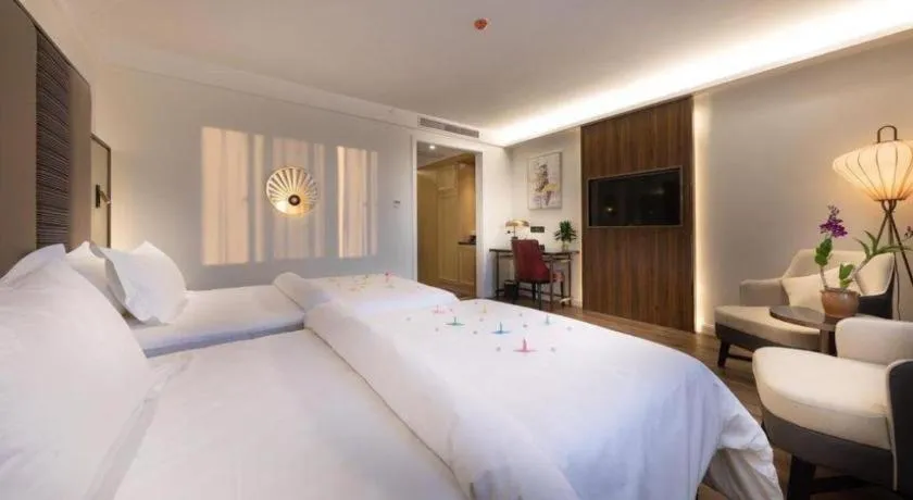 Bed in Jinjiang Metropolo Haikou East High Speed Railway Station Normal University
