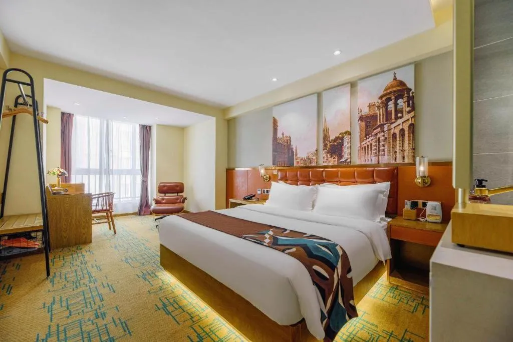 Bed in James Joyce Coffetel· Xianyang Renmin Road Central Square Store