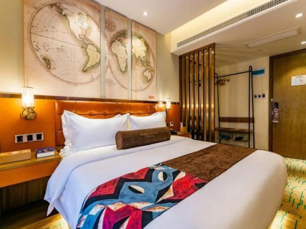 Bed in James Joyce Coffetel· Xianyang Renmin Road Central Square Store