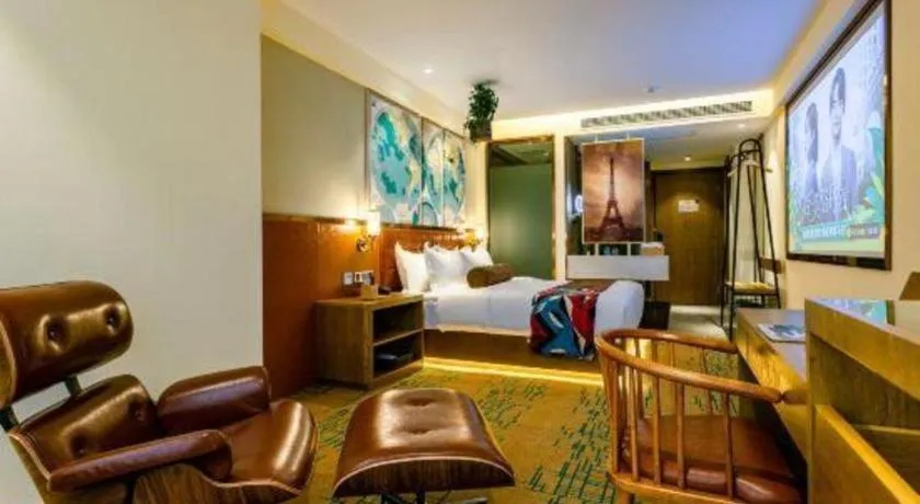 Bed in James Joyce Coffetel· Xianyang Renmin Road Central Square Store