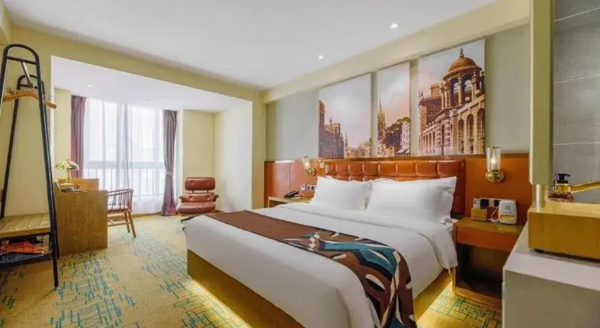 Bed in James Joyce Coffetel· Xianyang Renmin Road Central Square Store Bed in James Joyce Coffetel· Xianyang Renmin Road Central Square Store