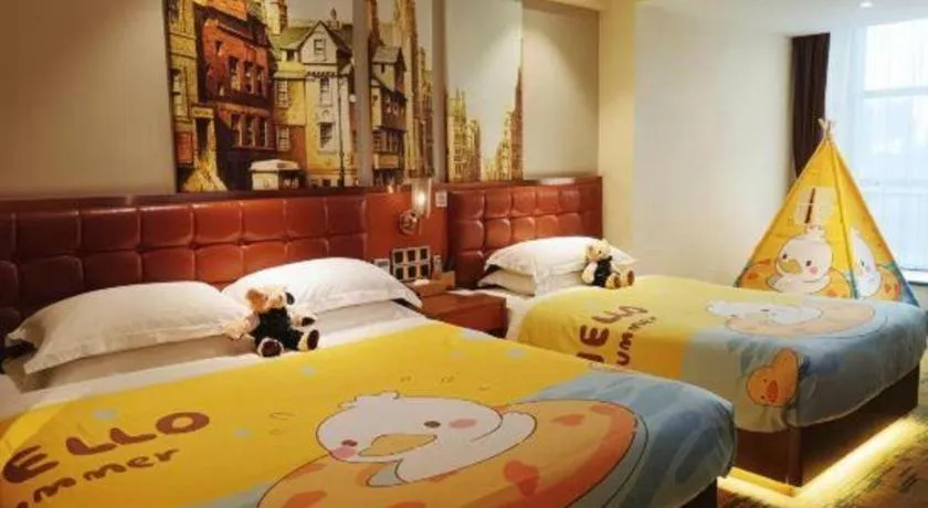 Bed in James Joyce Coffetel· Xianyang Renmin Road Central Square Store