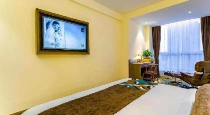 Bed in James Joyce Coffetel· Xianyang Renmin Road Central Square Store Bed in James Joyce Coffetel· Xianyang Renmin Road Central Square Store