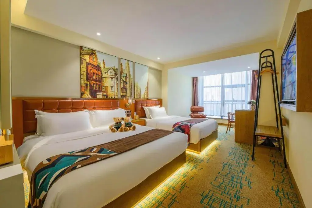 Bed in James Joyce Coffetel· Xianyang Renmin Road Central Square Store Bed in James Joyce Coffetel· Xianyang Renmin Road Central Square Store