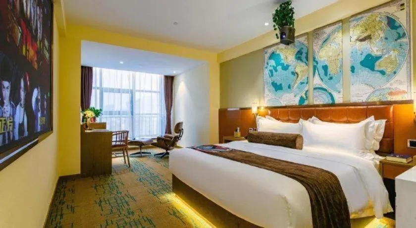 Bed in James Joyce Coffetel· Xianyang Renmin Road Central Square Store