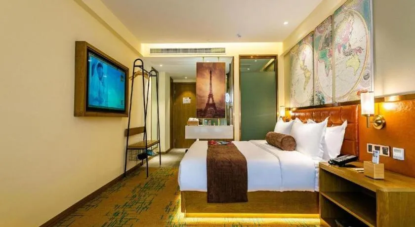 Bed in James Joyce Coffetel· Xianyang Renmin Road Central Square Store