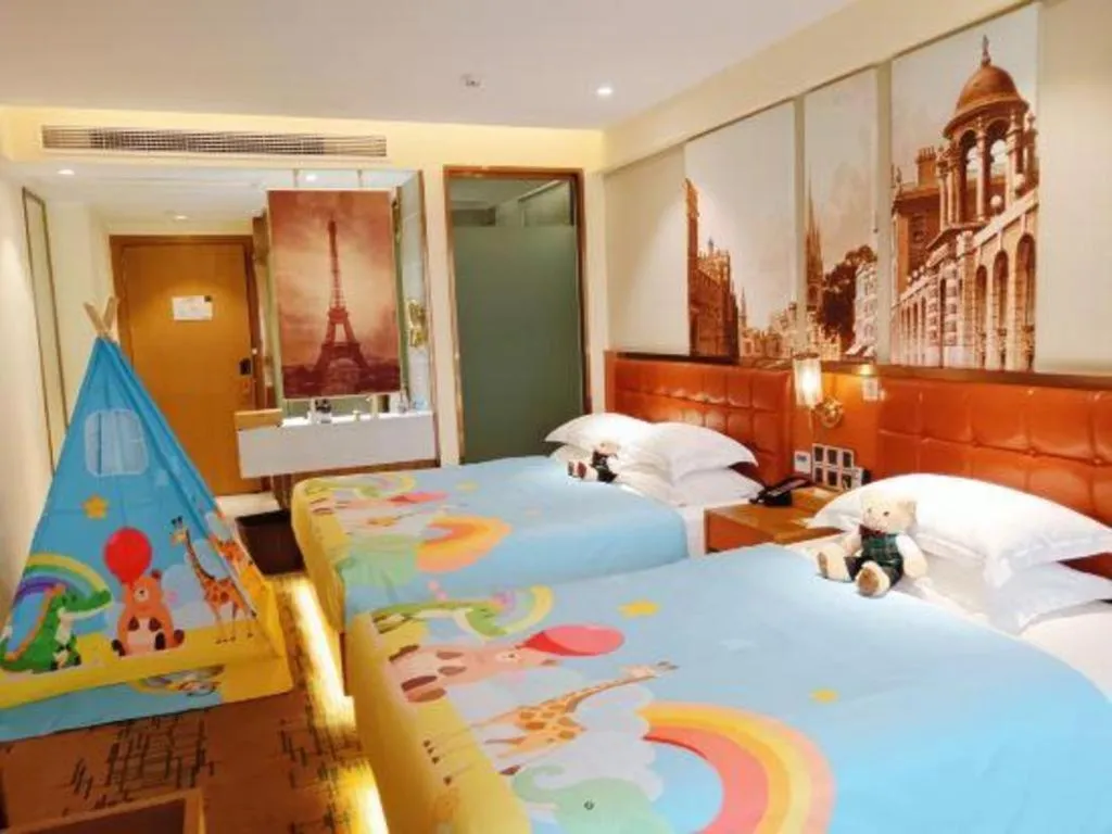 Bed in James Joyce Coffetel· Xianyang Renmin Road Central Square Store