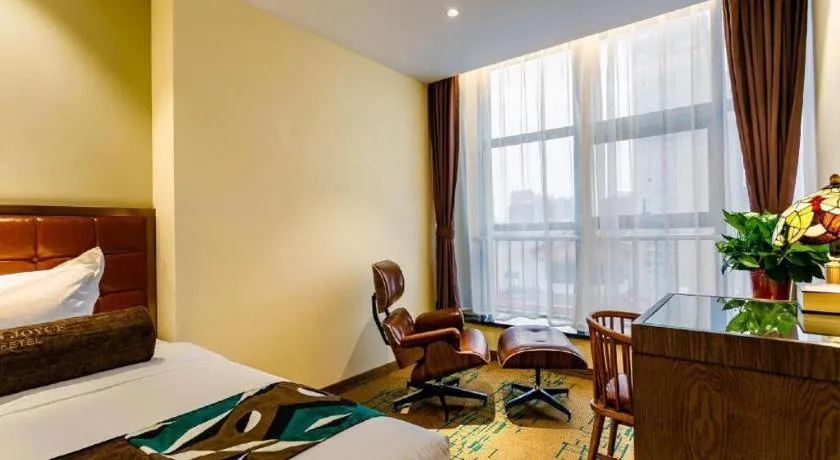 Bed in James Joyce Coffetel· Xianyang Renmin Road Central Square Store