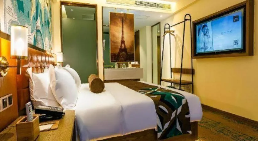 Bed in James Joyce Coffetel· Xianyang Renmin Road Central Square Store