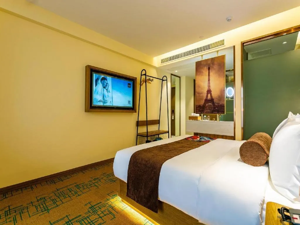 Bed in James Joyce Coffetel· Xianyang Renmin Road Central Square Store