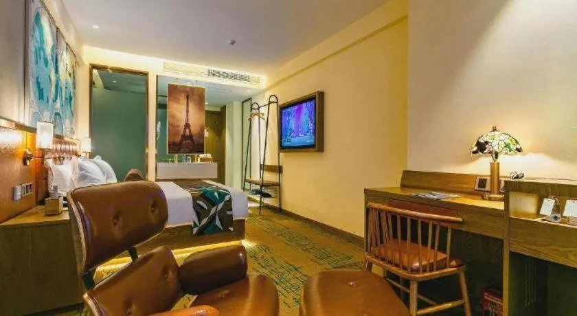 Bed in James Joyce Coffetel· Xianyang Renmin Road Central Square Store