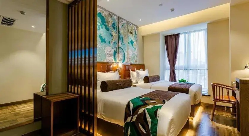 Bed in James Joyce Coffetel· Xianyang Renmin Road Central Square Store Bed in James Joyce Coffetel· Xianyang Renmin Road Central Square Store