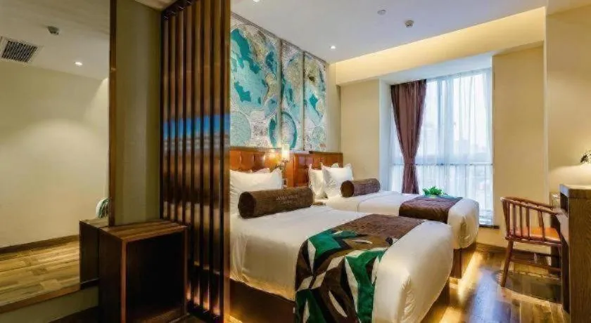 Bed in James Joyce Coffetel· Xianyang Renmin Road Central Square Store