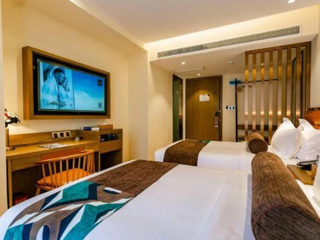 Bed in James Joyce Coffetel· Xianyang Renmin Road Central Square Store