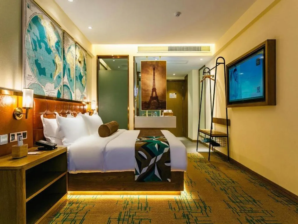 Bed in James Joyce Coffetel· Xianyang Renmin Road Central Square Store