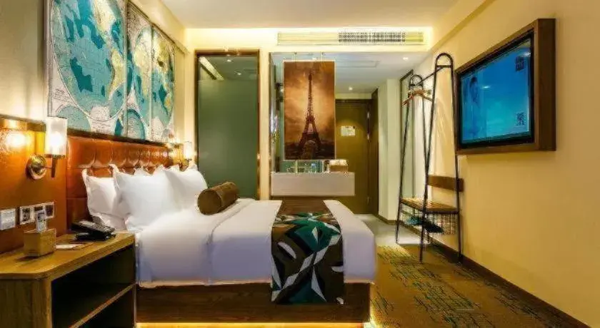 Bed in James Joyce Coffetel· Xianyang Renmin Road Central Square Store Bed in James Joyce Coffetel· Xianyang Renmin Road Central Square Store