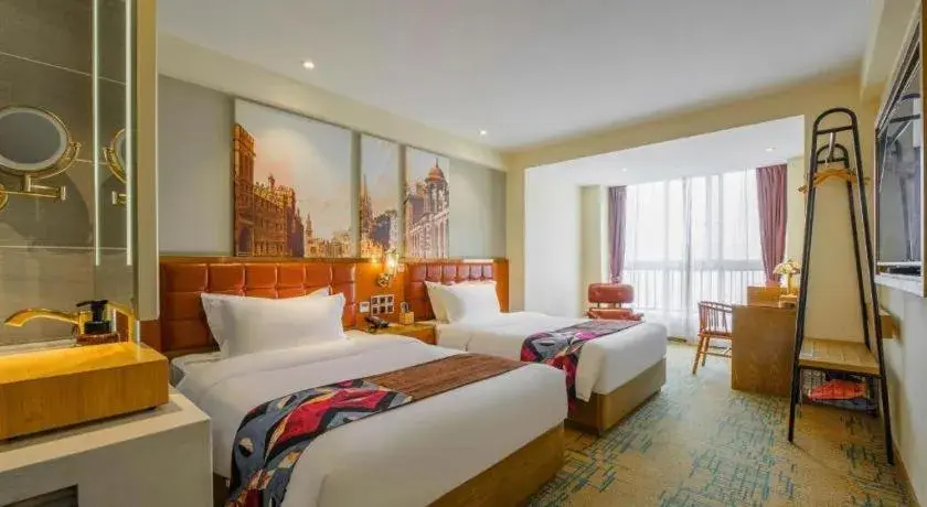 Bed in James Joyce Coffetel· Xianyang Renmin Road Central Square Store Bed in James Joyce Coffetel· Xianyang Renmin Road Central Square Store