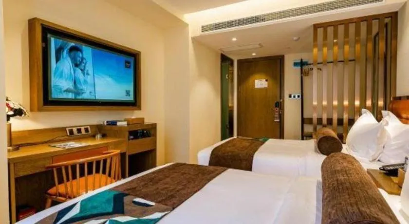 Bed in James Joyce Coffetel· Xianyang Renmin Road Central Square Store